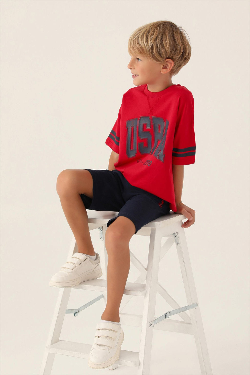 Красный пижамный комплект для мальчика - U.s. polo assn фото 2
