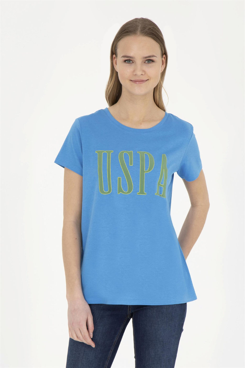 Женская футболка Saks с круглым вырезом - U.s. polo assn фото 3