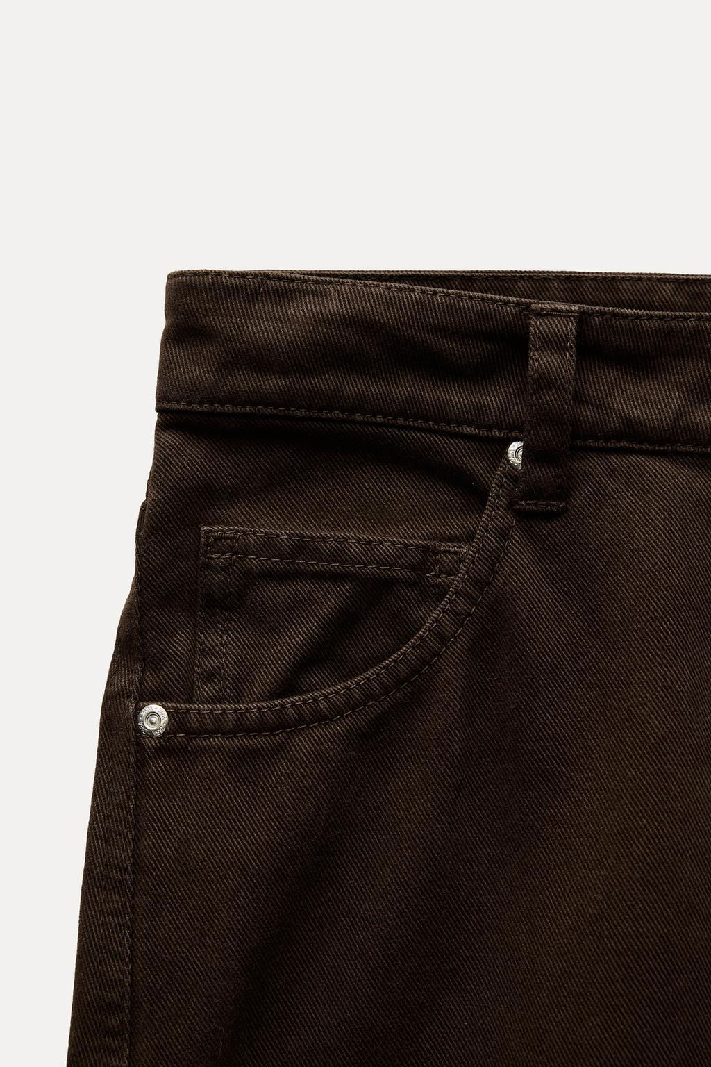 TRF RELAXED OVERSIZE MID-RISE JEANS - Zara фото 8