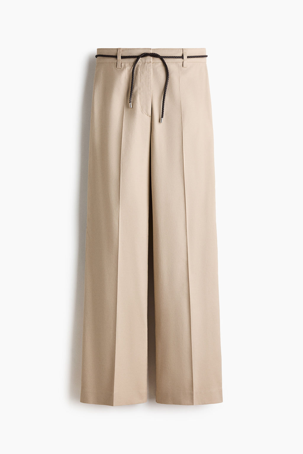 Pantal?n bootcut en mezcla de lino - H&m фото 2