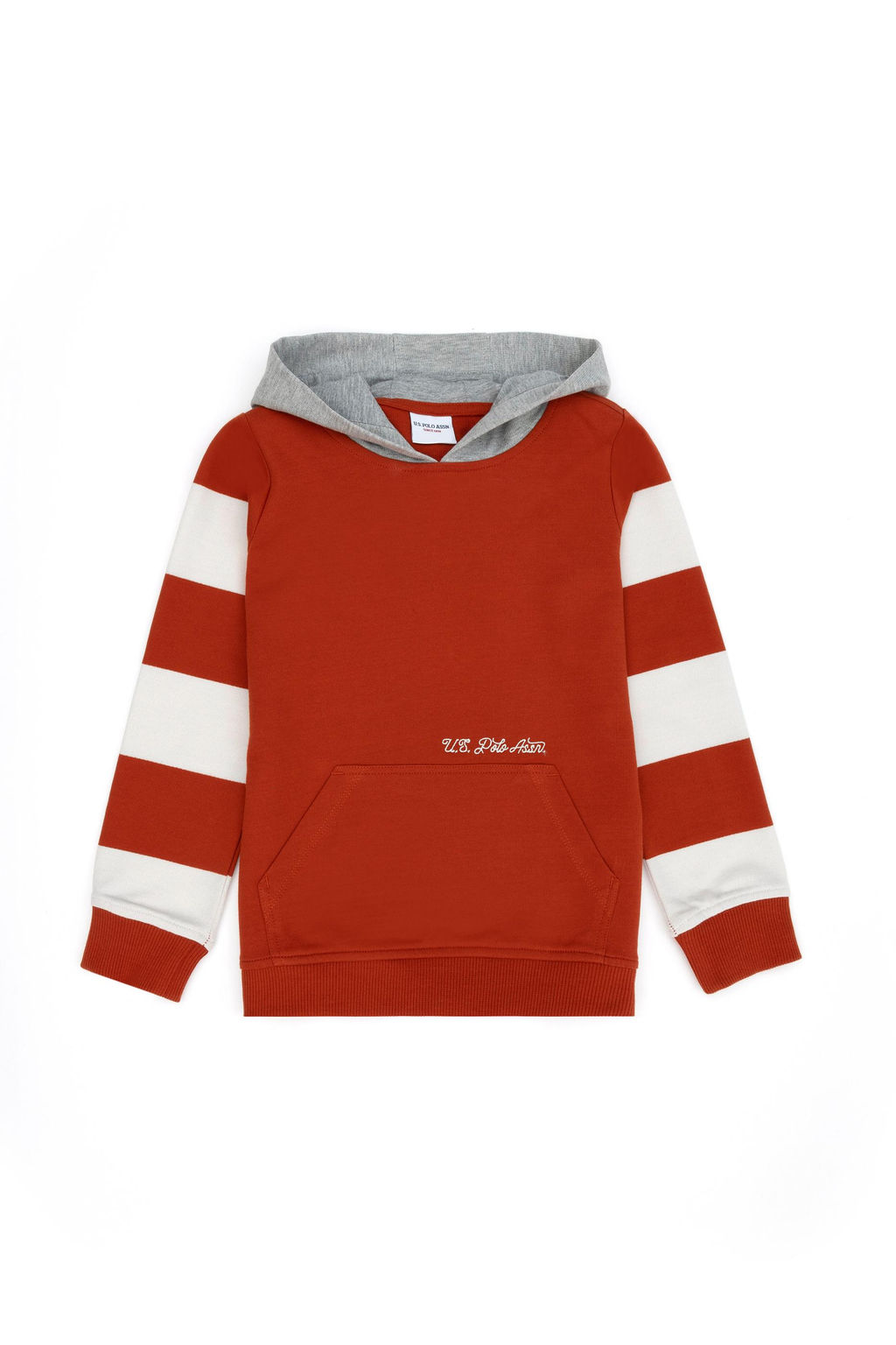 Детская толстовка с капюшоном и плиткой - U.s. polo assn фото 7