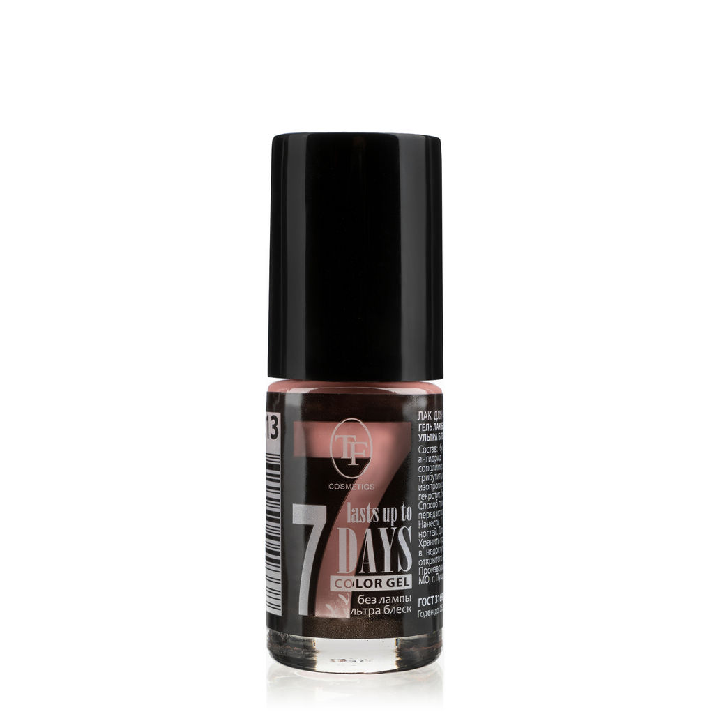 TF Лак для ногтей COLOR GEL тон 213 Dusty pink/Пыльно-розовый 8мл