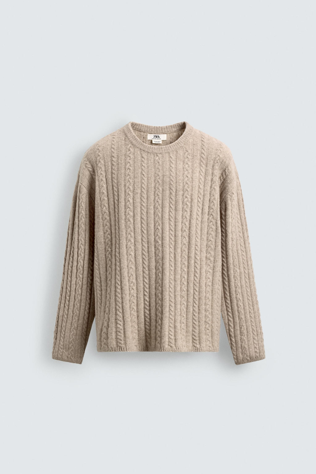 CABLE-KNIT SWEATER - Zara фото 7