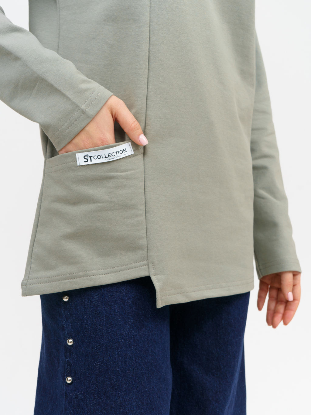 787 Туника "Св.олива"