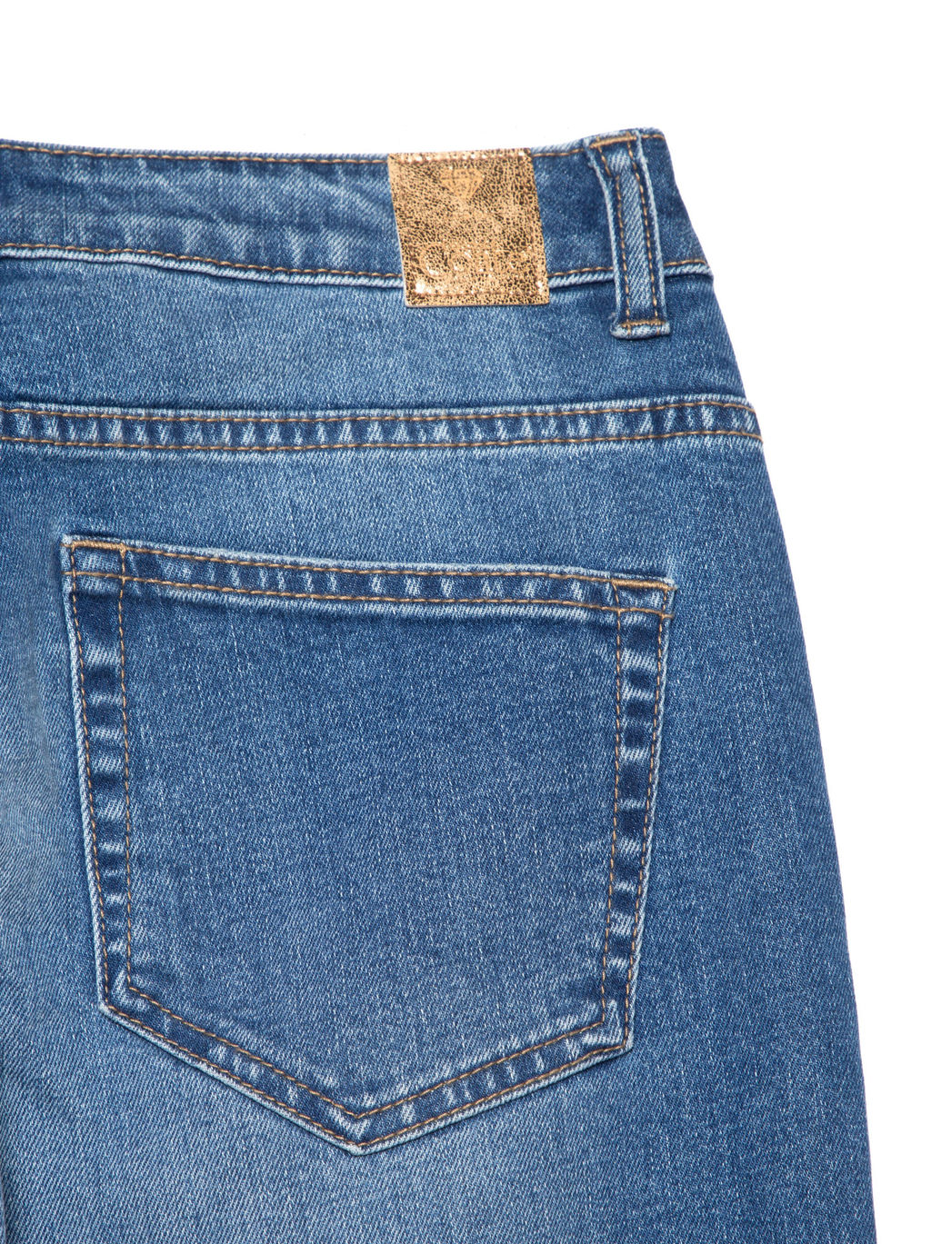 CONTE Eco-friendly джинсы Mom Fit с высокой посадкой CON-189 mid blue