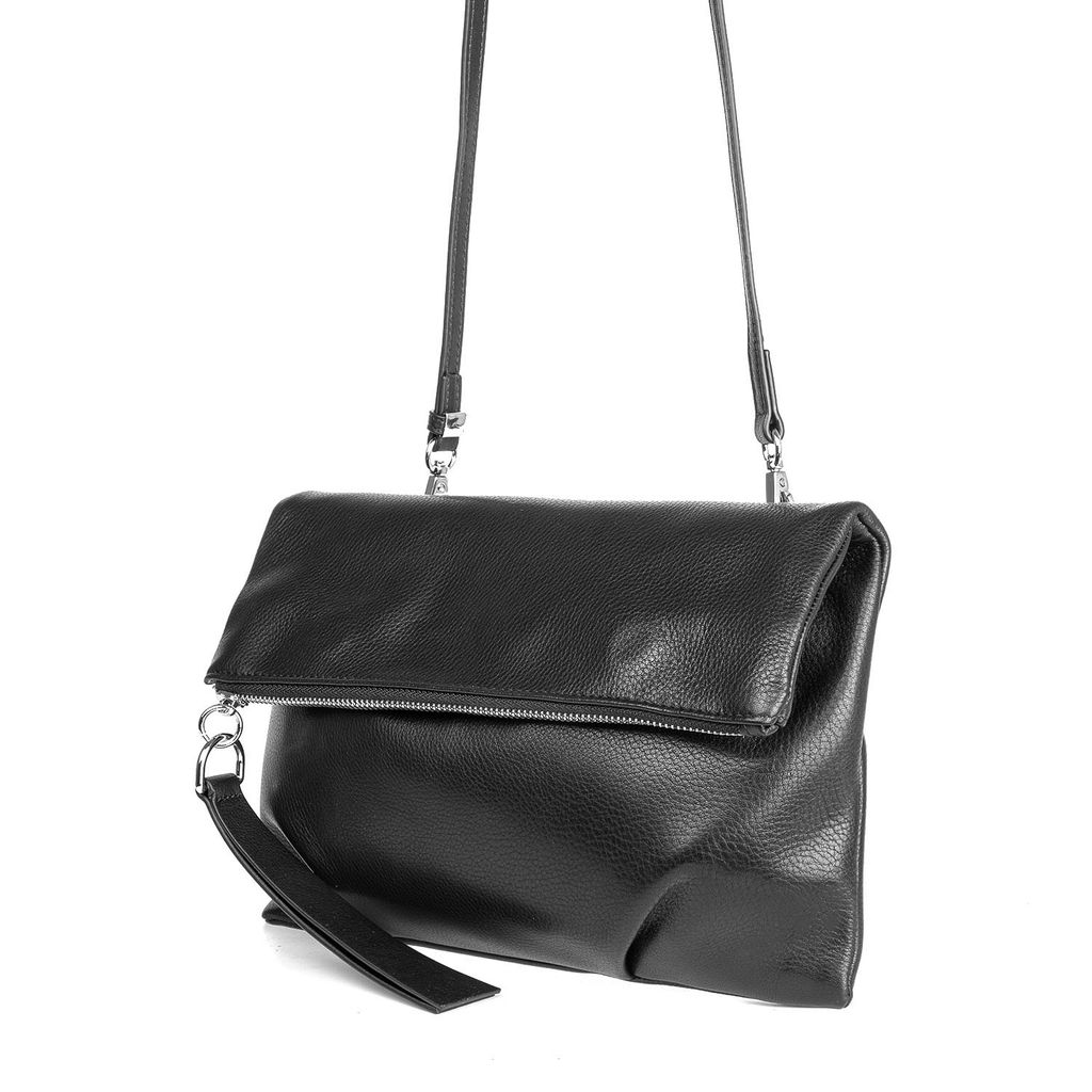 9845 black, Женская кожаная сумка, Barcelo Biagi