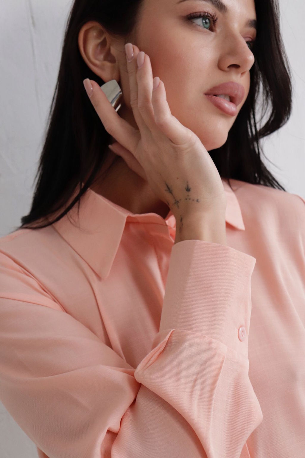 Рубашка с супатной застёжкой свободного силуэта - Martichelli фото 48