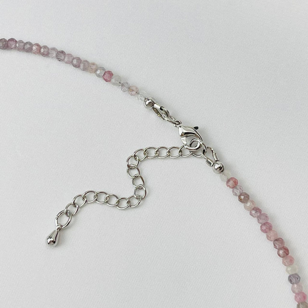 Бусы-Чокер из Шпинели "градиент"