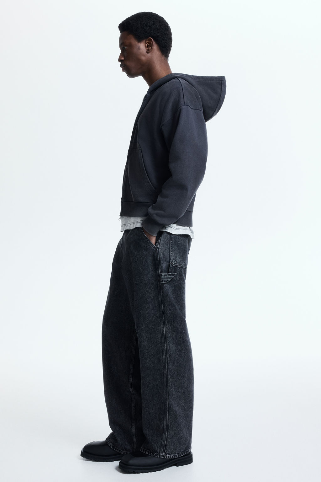 Chaqueta sudadera con cremallera Oversized Fit - H&m фото 8