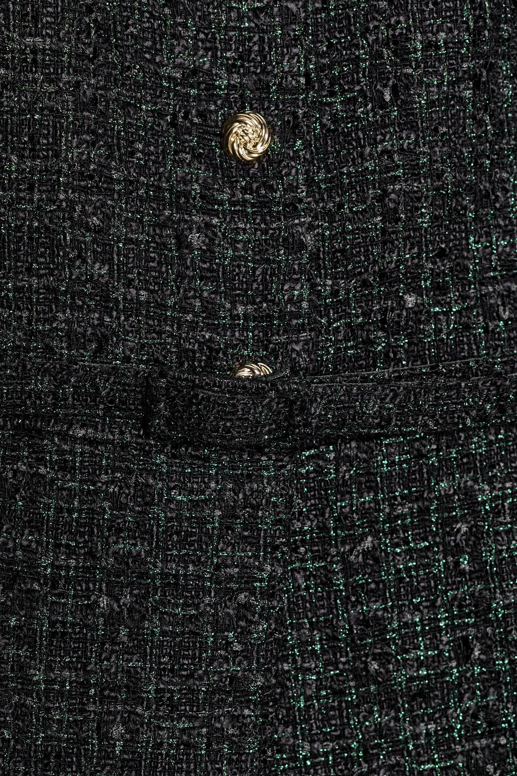 STRUCTURED WAISTCOAT WITH METALLIC THREAD BELT - Zara фото 8