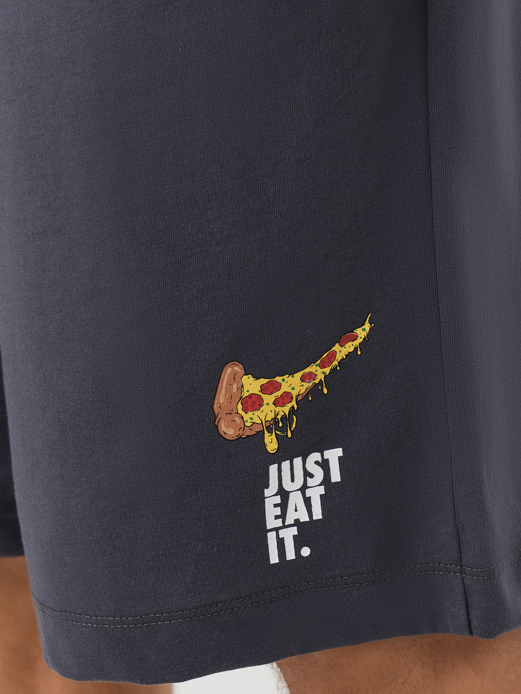 Шорты мужские серые с принтом - Mark formelle фото 5