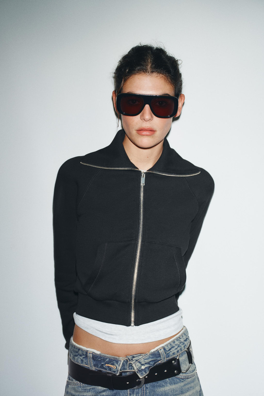 ZIP-UP PLUSH JACKET - Zara фото 2