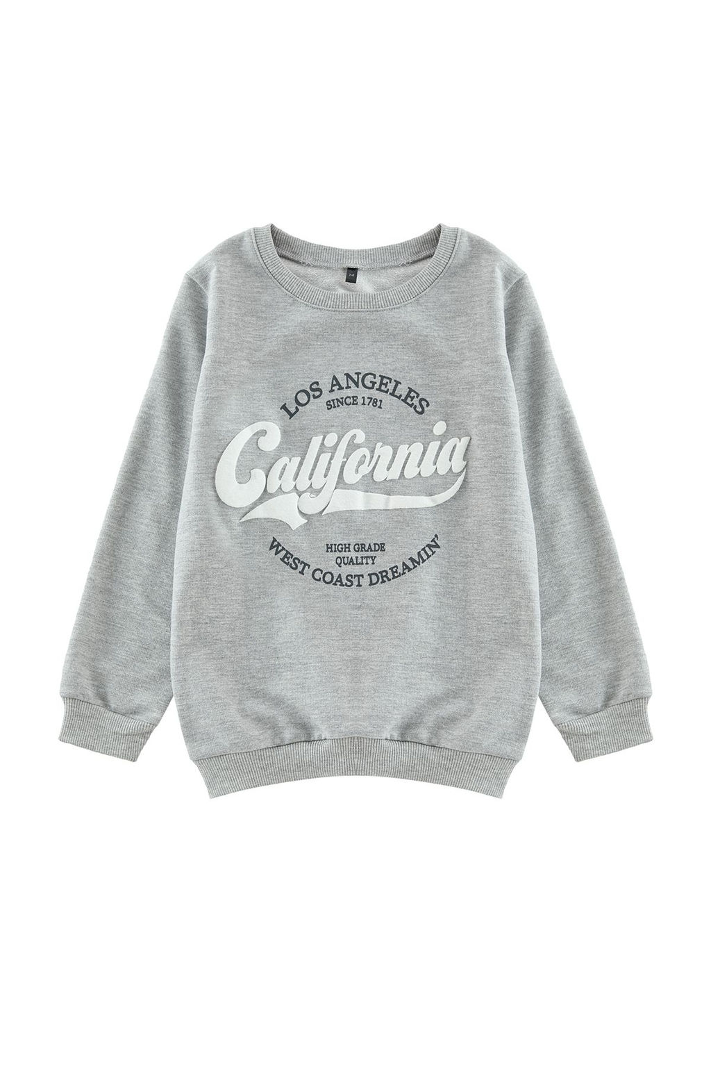 Lila K?z Couk Slogan Pamuklu Orme Sweatshirt TKDAW25SW00013 - Trendyolmilla фото 6