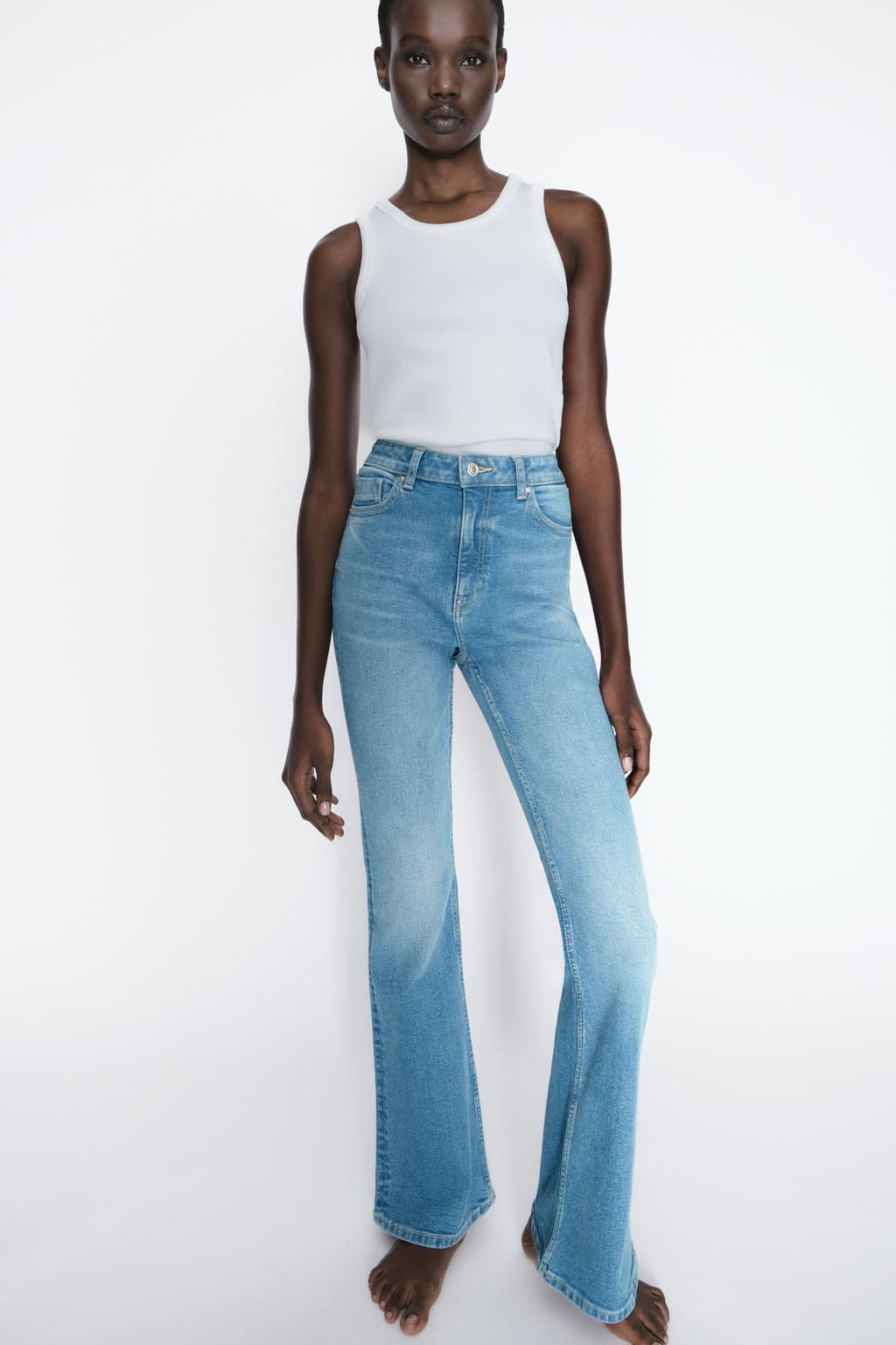 Z1975 FLARED HIGH-WAIST JEANS - Zara фото 6