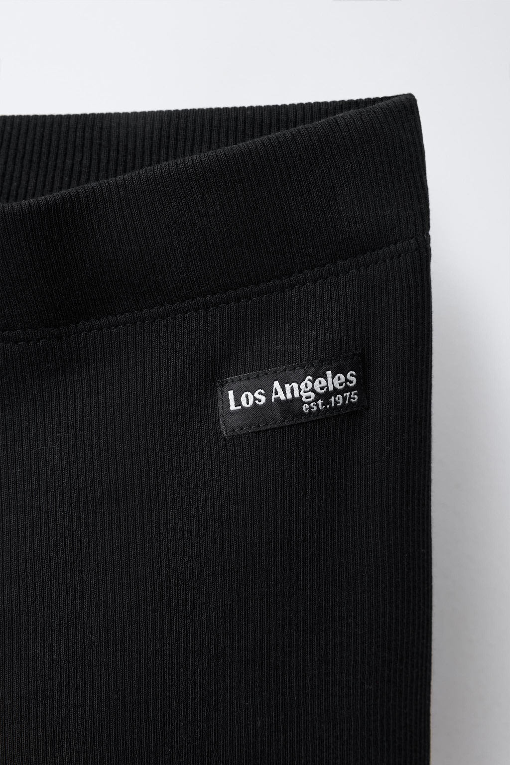 RIBBED LEGGINGS WITH LABEL - Zara фото 3