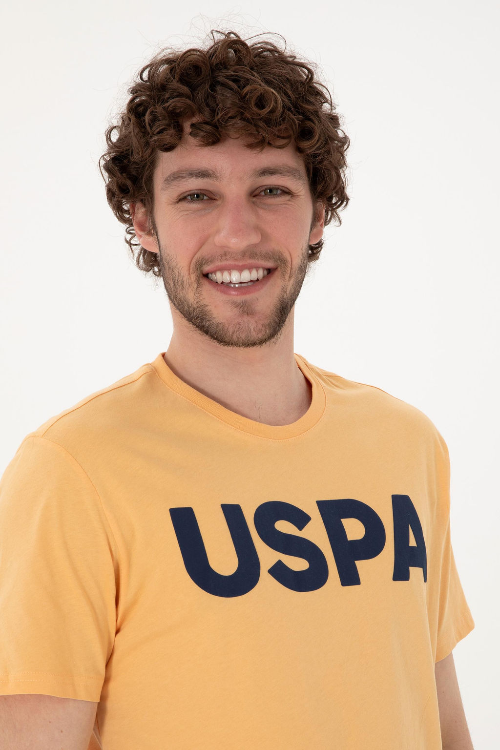Erkek Regular Fit Bisiklet Yaka Turuncu Basic Ti__rt Sepette S_rpriz _ndirim - U.s. polo assn фото 2