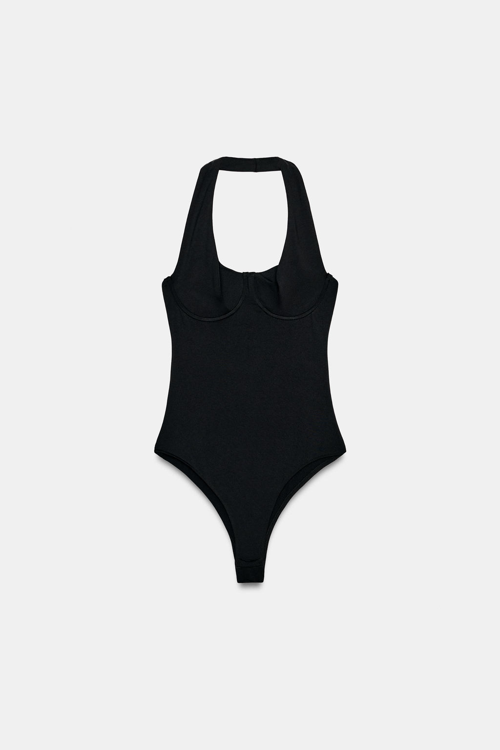 BODY HALTER AROS COMBINADO / Negro - Zara фото 5