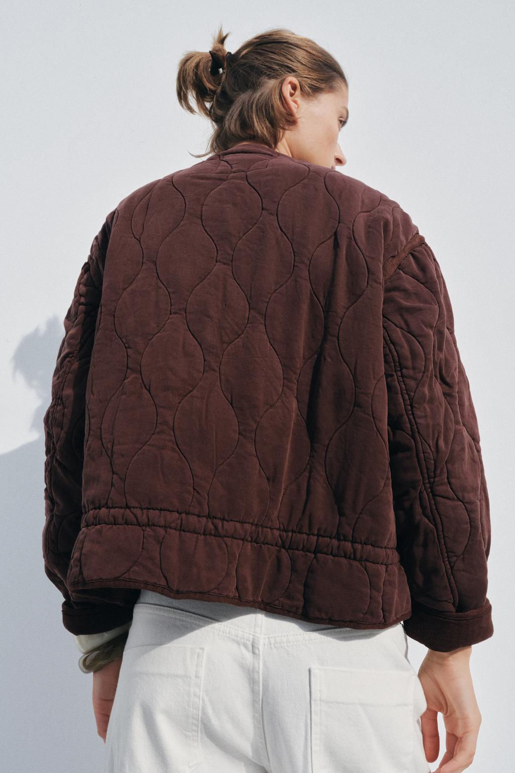 ZW COLLECTION PADDED JACKET - Zara фото 10