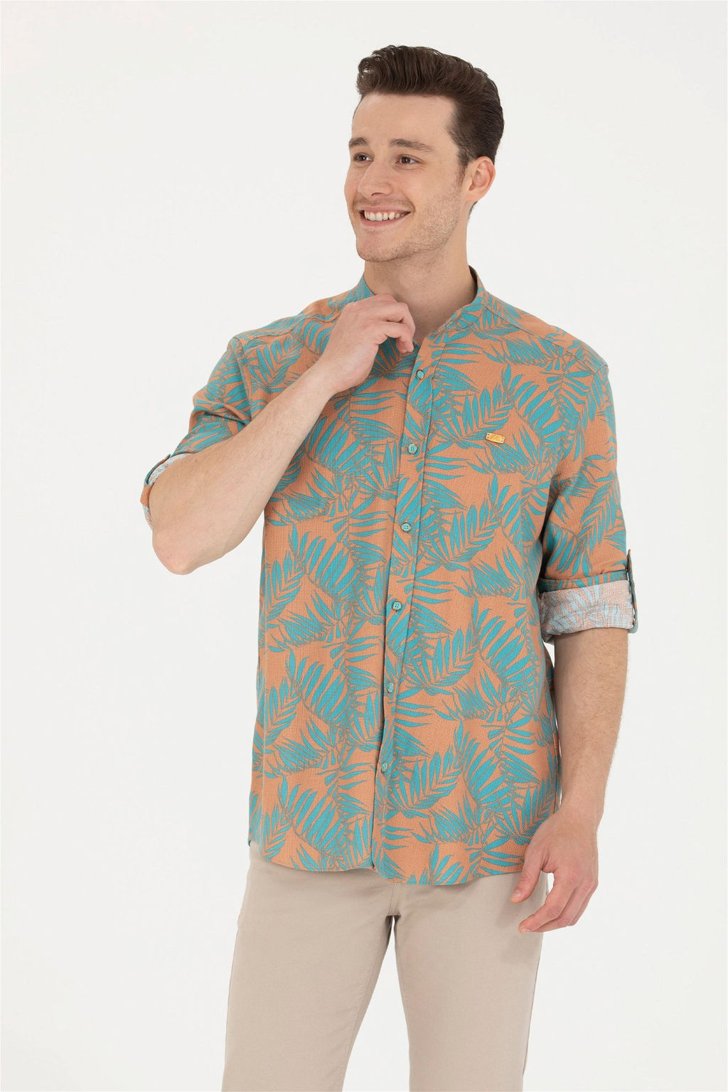 U. S. Polo Assn Мужская мятная рубашка с длинным рукавом - U.s. polo assn фото 10