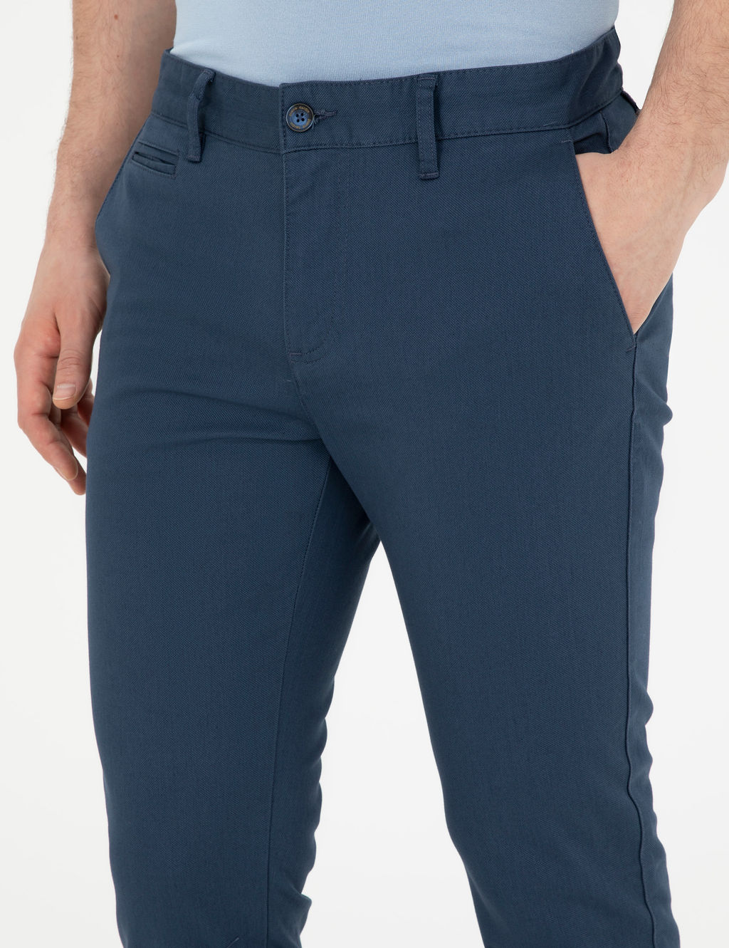 _ndigo Arm_rl_ Slim Fit Kanvas Pantolon