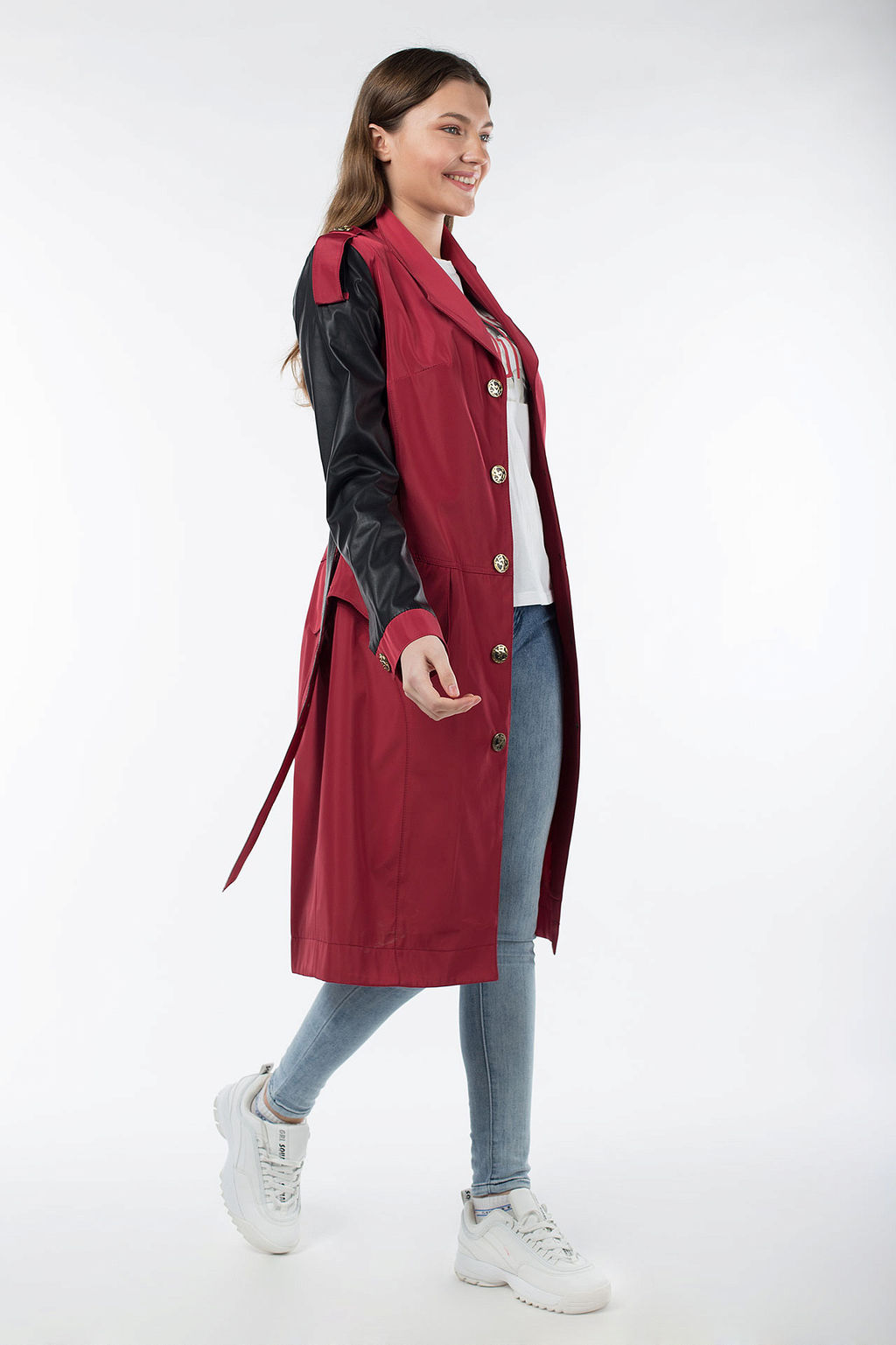 03-1713 Плащ женский (пояс) - El podio фото 11