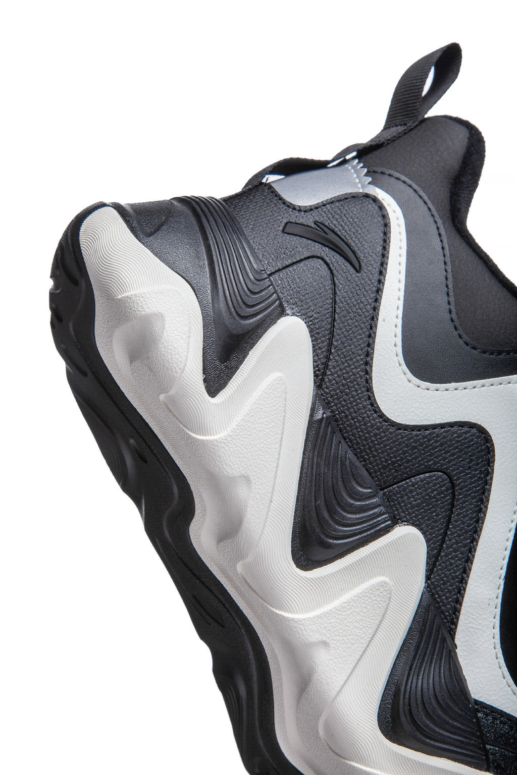 Кроссовки повседневные утепленные Черный/Бежевый