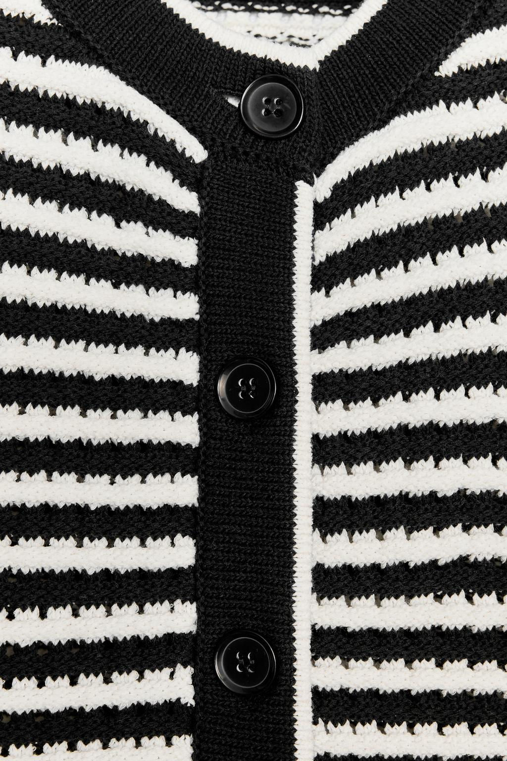 STRIPED KNIT WAISTCOAT TOP - Zara фото 6