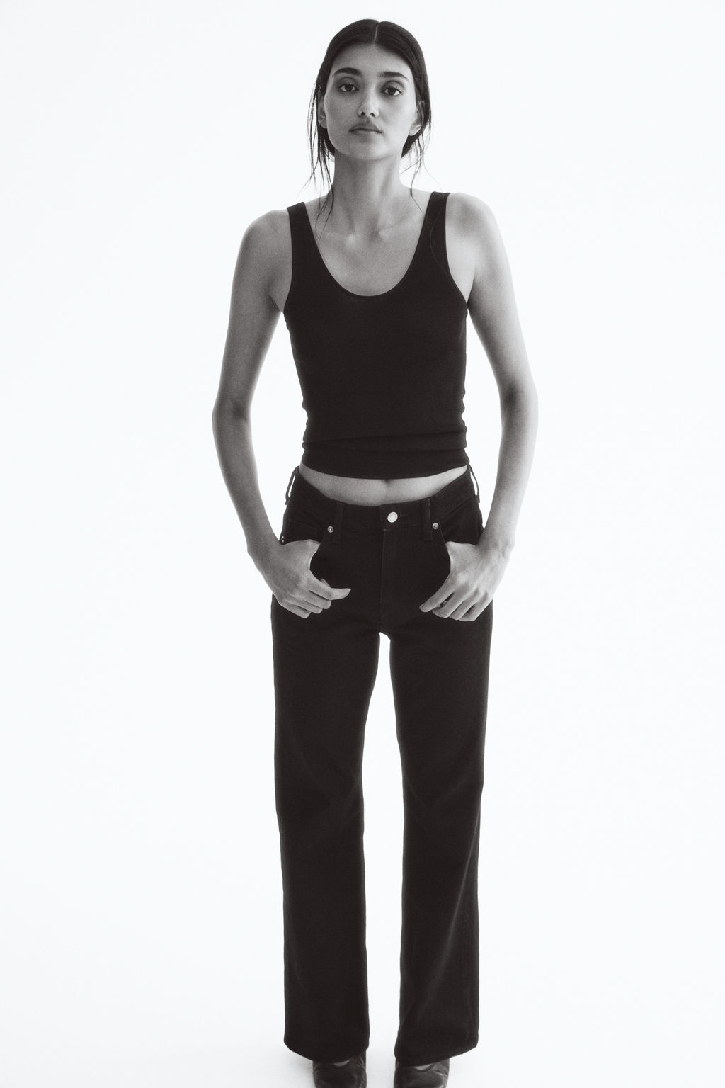 Bootcut High Jeans - H&m фото 4