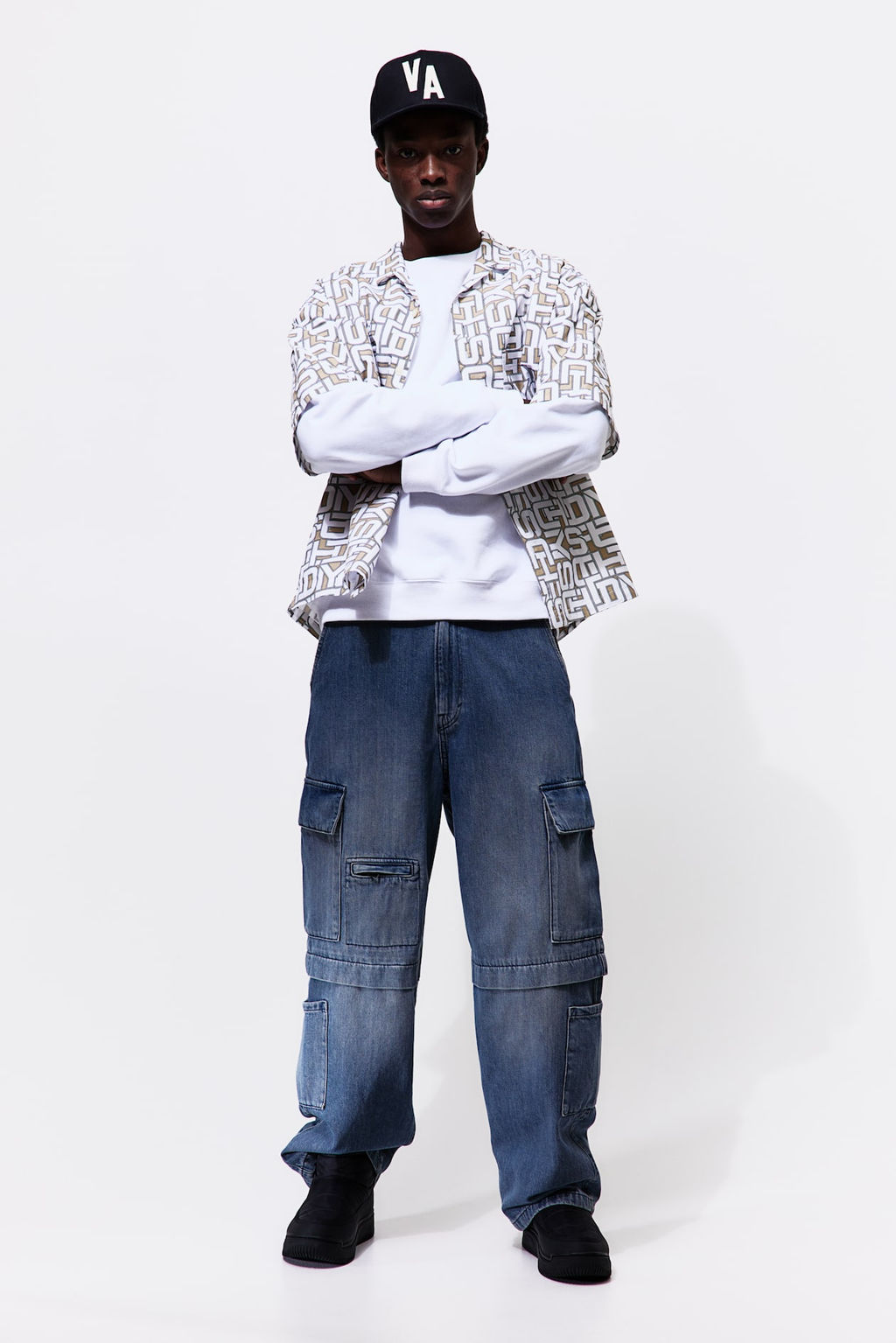Camisa resort estampada Oversized Fit - H&m фото 3