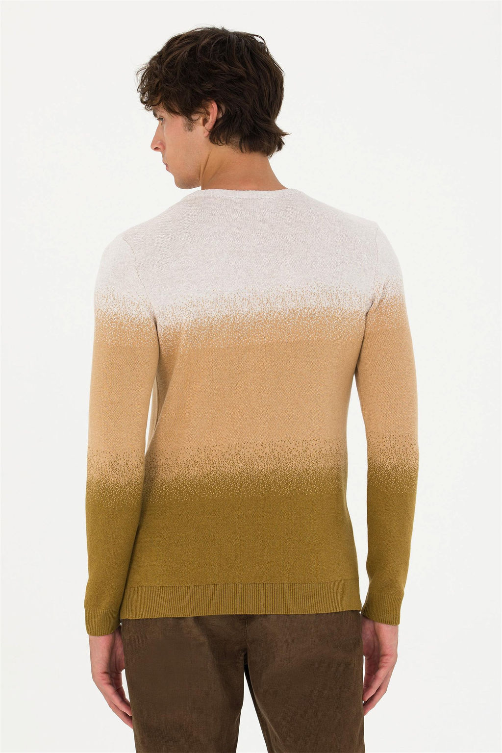 U. S. Polo Assn Мужской свитер из каменного меланжа - U.s. polo assn фото 5