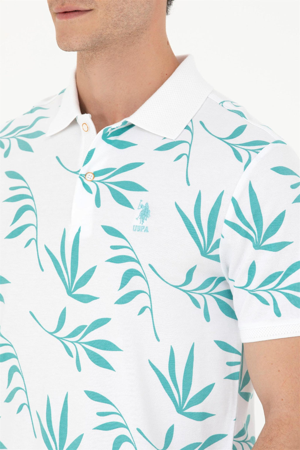 U. S. Polo Assn Мужская мятная футболка - U.s. polo assn фото 7