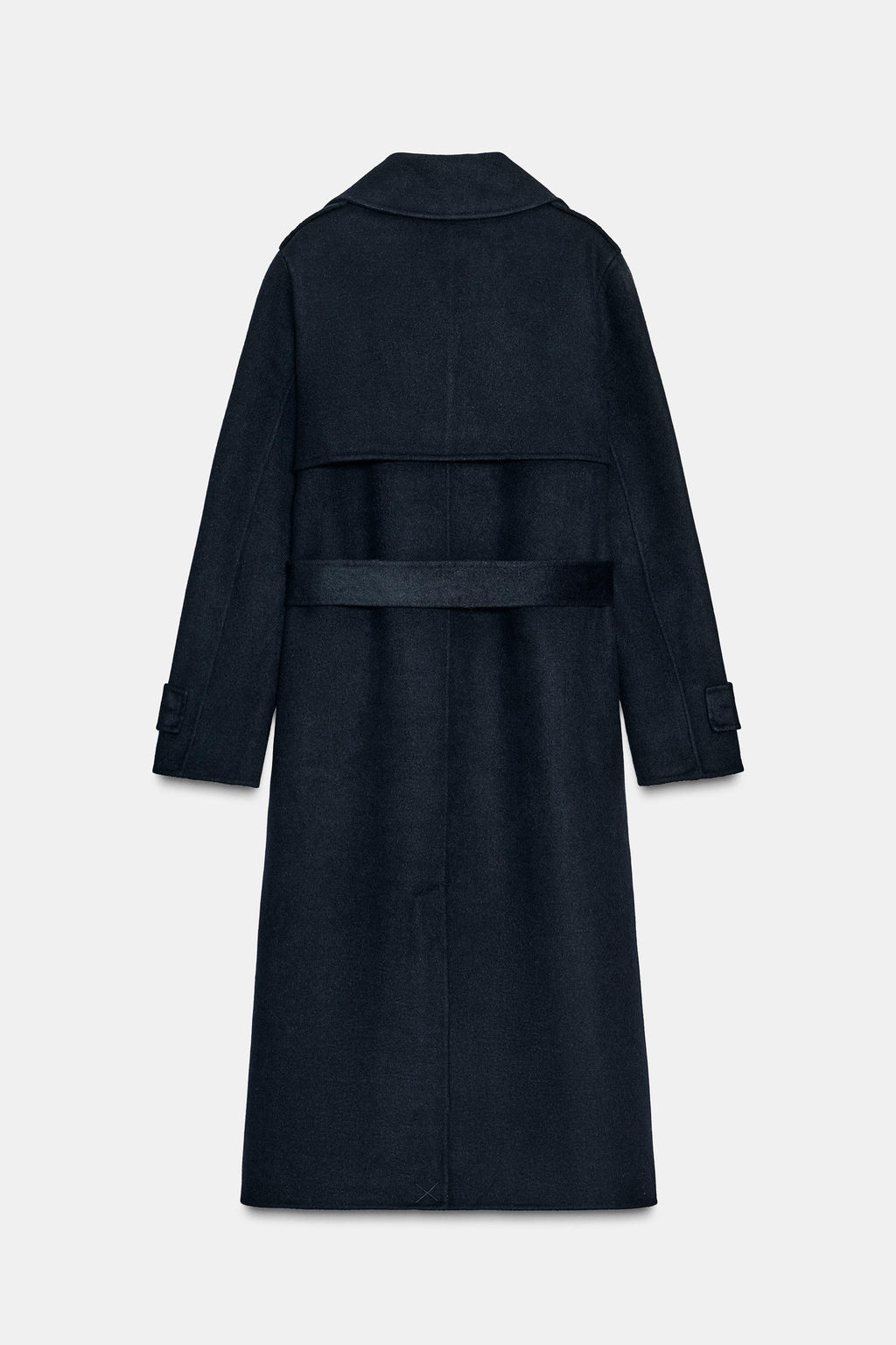 WOOL COAT WITH BELT - Zara фото 7