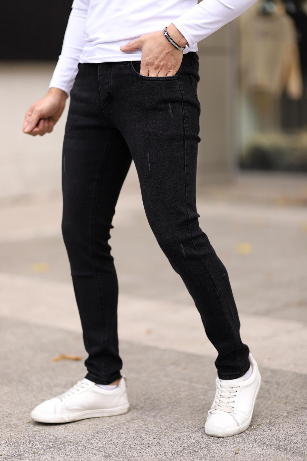 TRENDYOL MAN Antrasit Skinny T?rnakl? Jeans Kot Pantolon TMNAW25JE00013 - Trendyolmilla фото 58