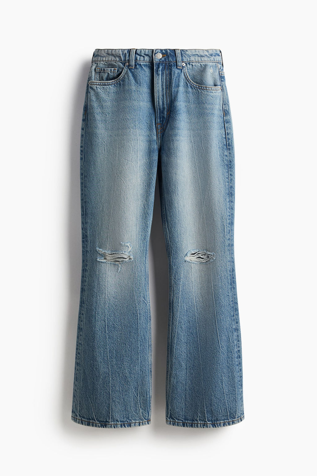 Baggy Bootcut Regular Jeans - H&m фото 6