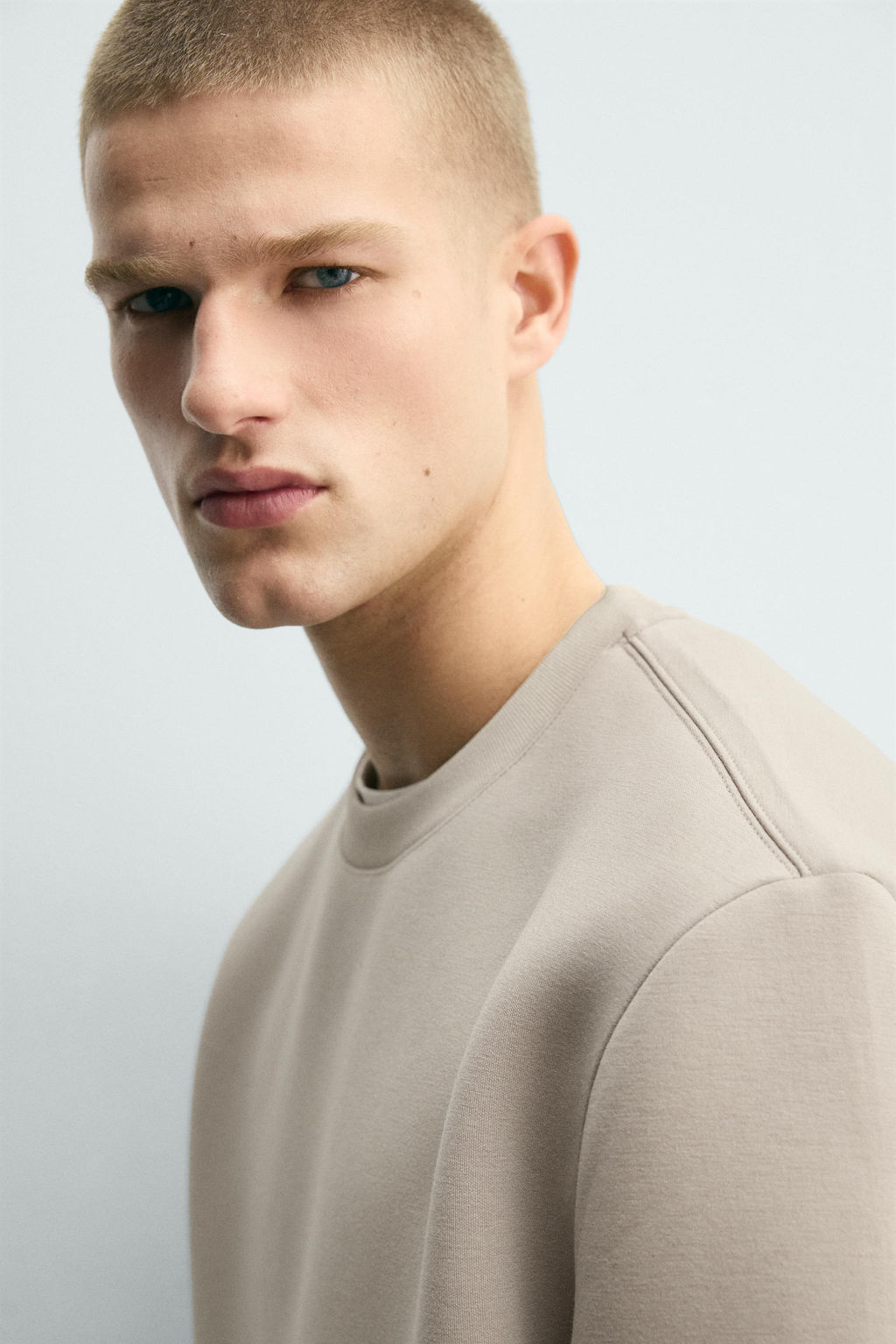 SUDADERA RELAXED FIT T?CNICA / Piedra - Zara фото 5