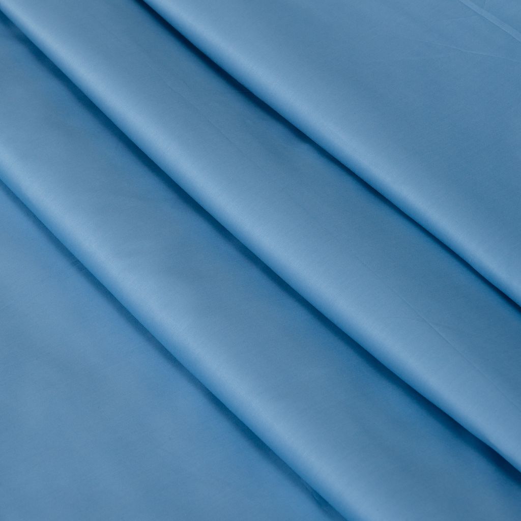 КПБ Сатин гладкокрашеный голубой