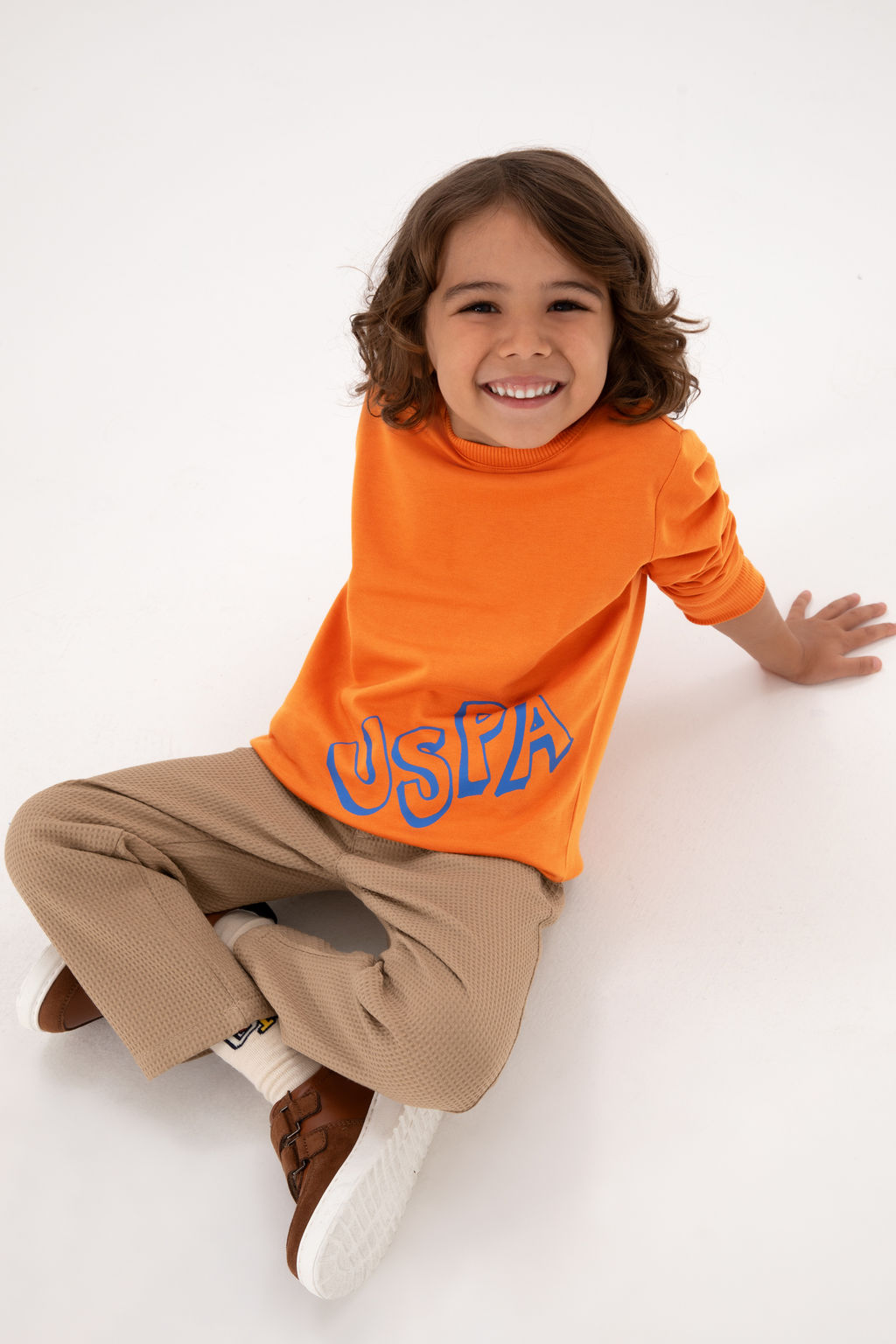 Erkek _ocuk Bak_r Bisiklet Yaka Basic Sweatshirt Sepette S_rpriz _ndirim - U.s. polo assn фото 4