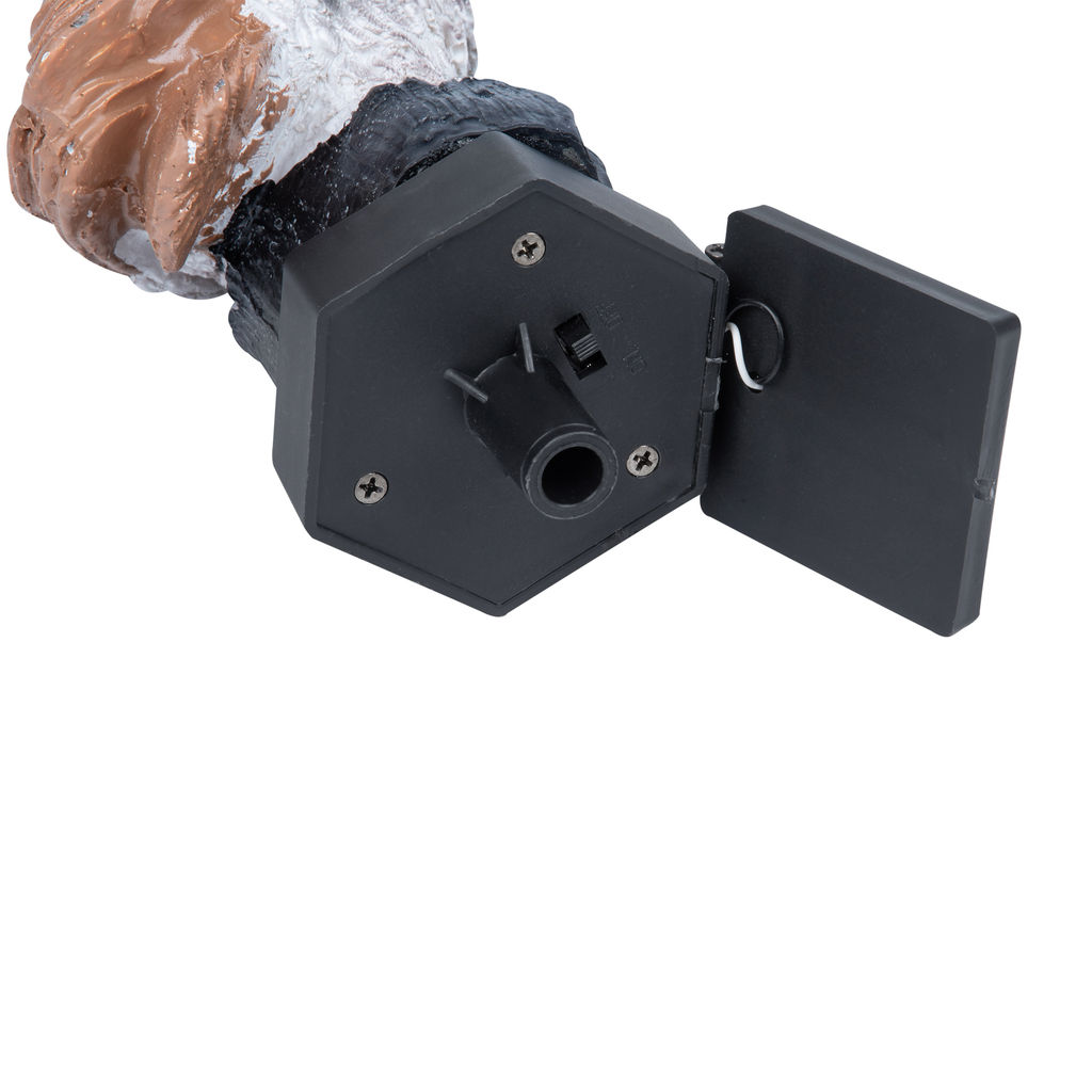 USL-S-829/PM290 BROWN OWL Садовый светильник на солнечной батарее Филин. 1 светодиод. Теплый белый свет. 1*АA Ni-Mh аккумулятор в/к. IP44. TM Uniel - Volpe фото 5