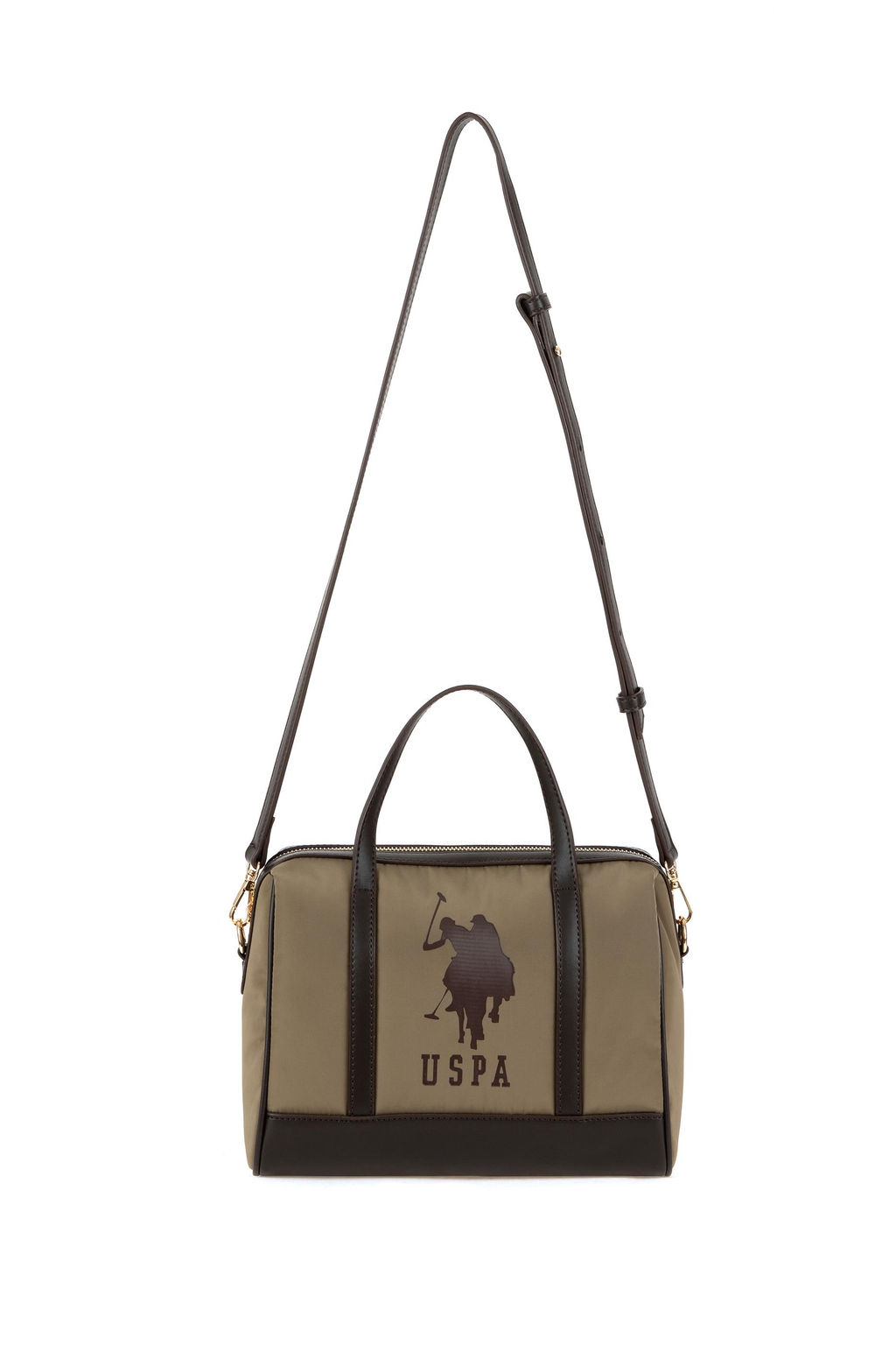 Женская сумка через плечо цвета хаки Неожиданная скидка в корзине - U.s. polo assn фото 6