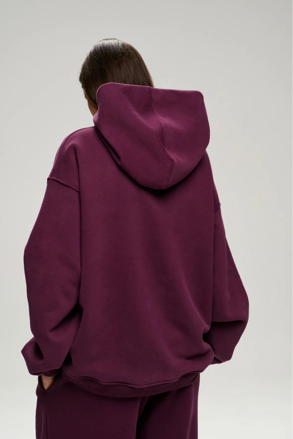 Худи с начесом Plum - Erist store фото 8