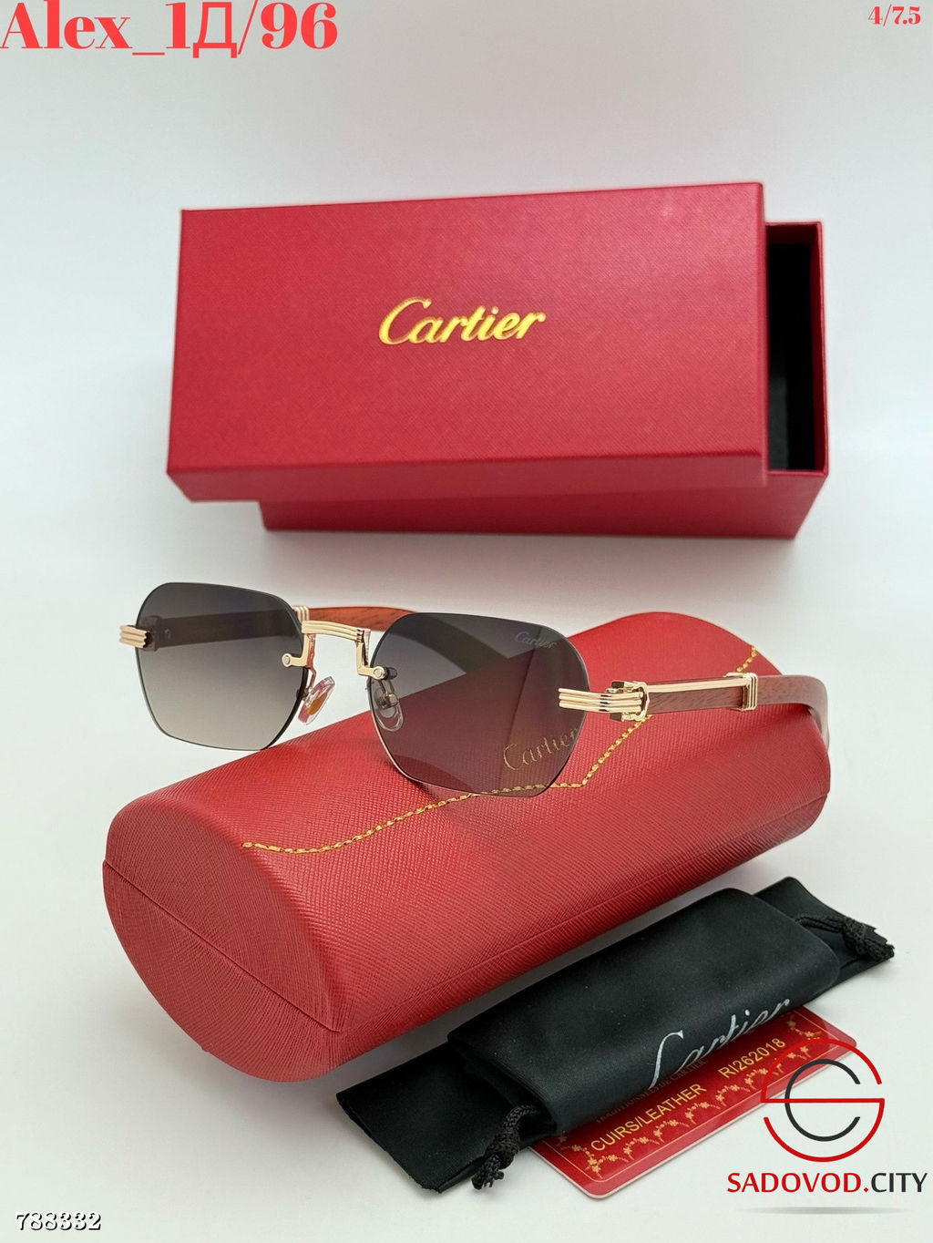 Солнцезащитные унисекс очки - Bruno фото 7