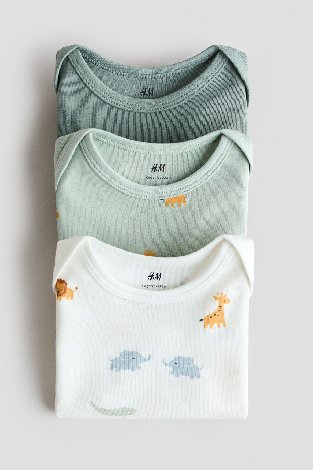 Pack de 3 bodies en punto de algod?n - H&m фото 4