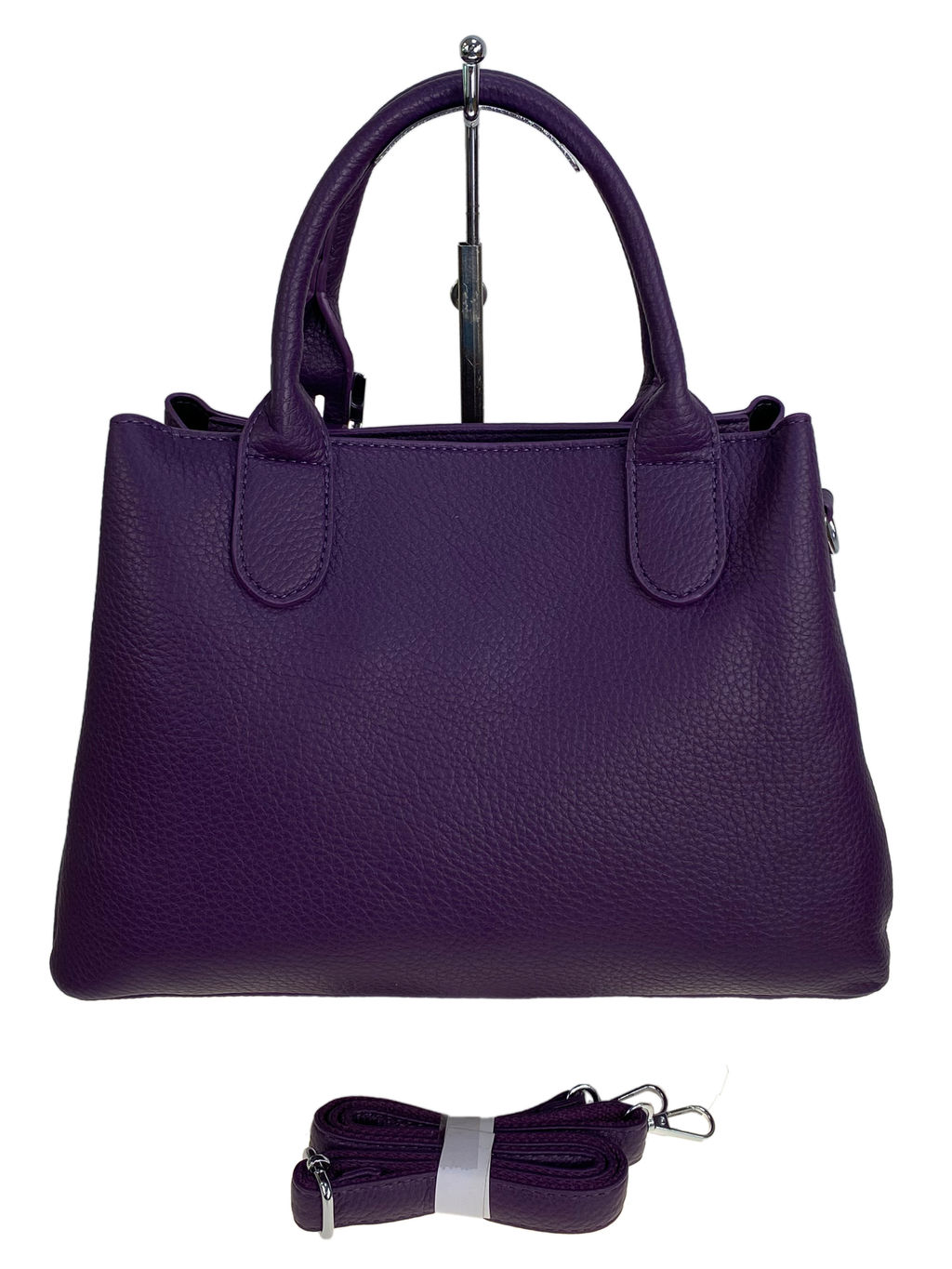 Женская сумка из искусственной кожи, цвет фиолетовый