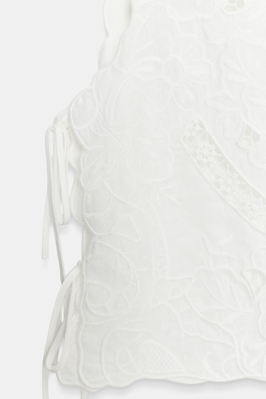 CAMISA BORDADOS ZW COLLECTION / Blanco - Zara фото 7
