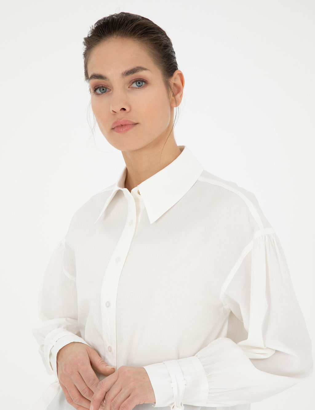 Рубашка Pierre Cardin Comfort Fit белая