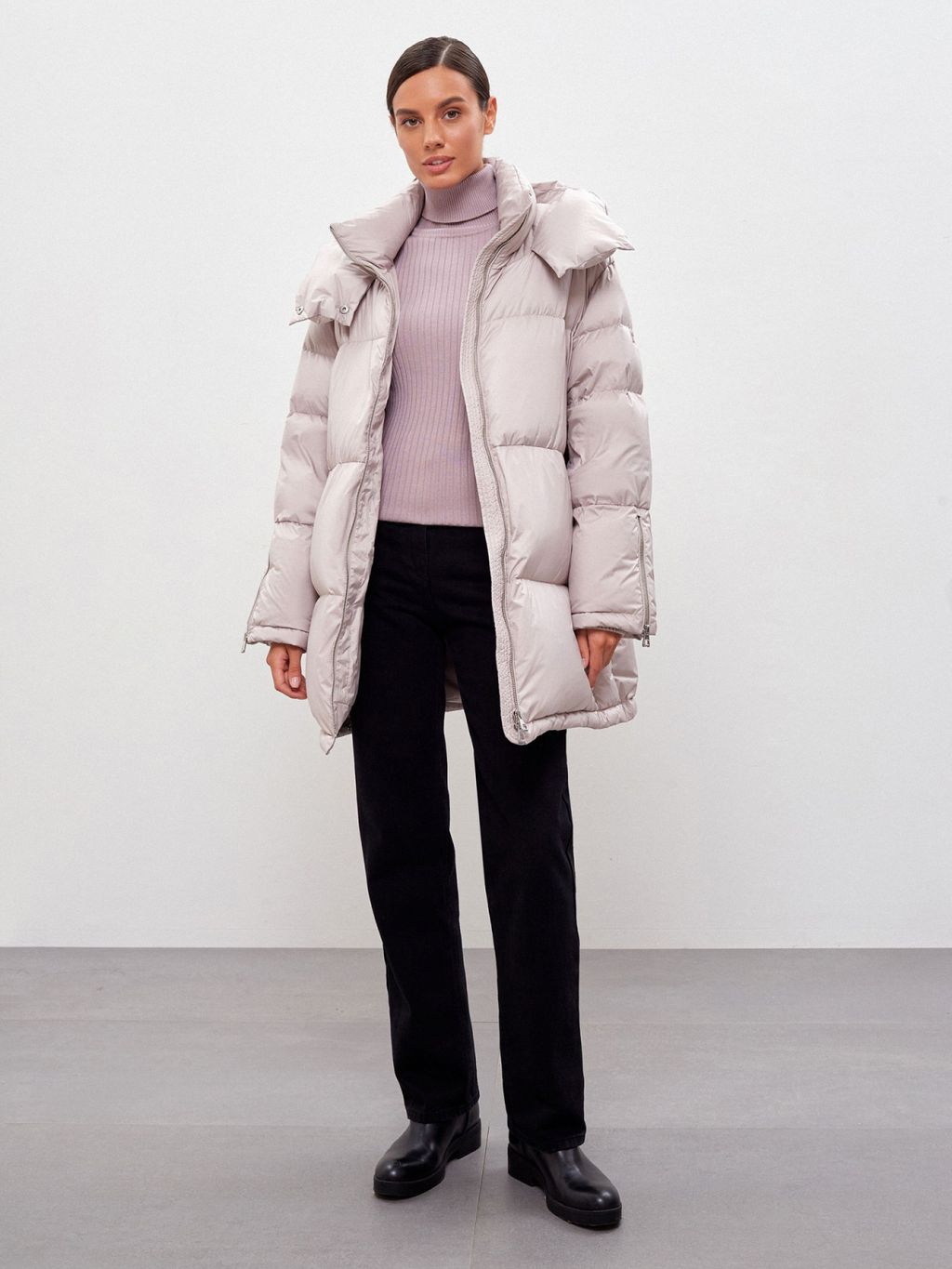 Conso/WDM 220511 - lilac mist Пуховая Куртка  фото 5