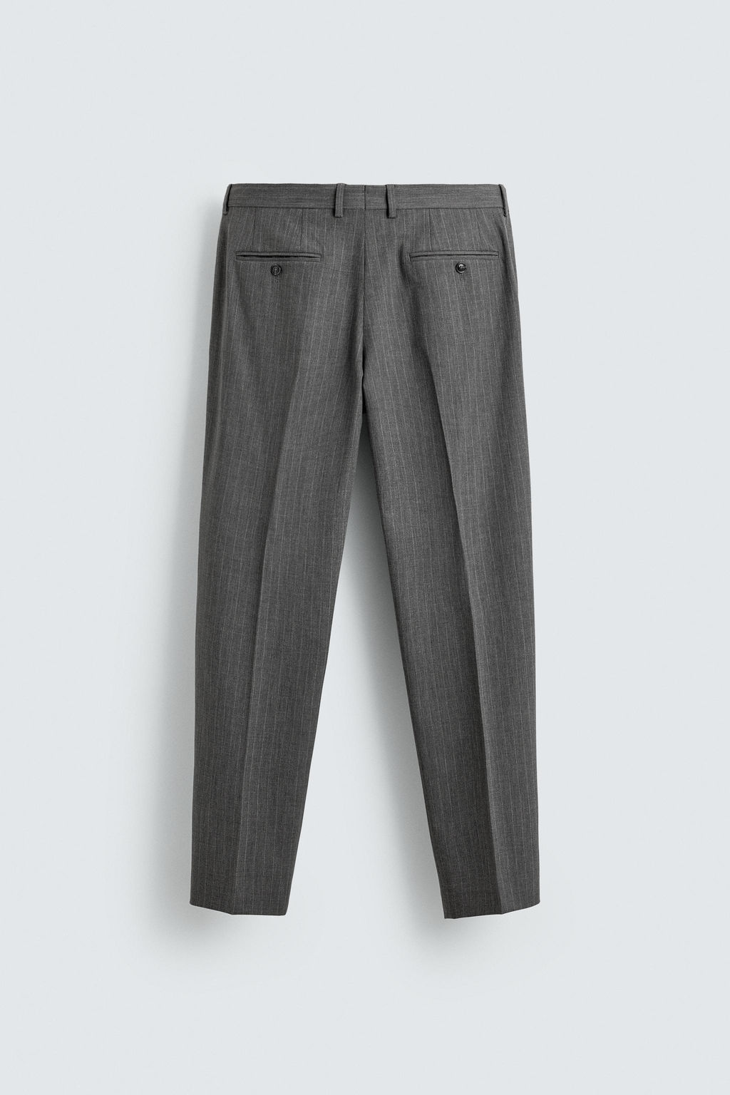 PANTAL?N TRAJE RAYA DIPLOM?TICA CON LANA / Gris - Zara фото 6