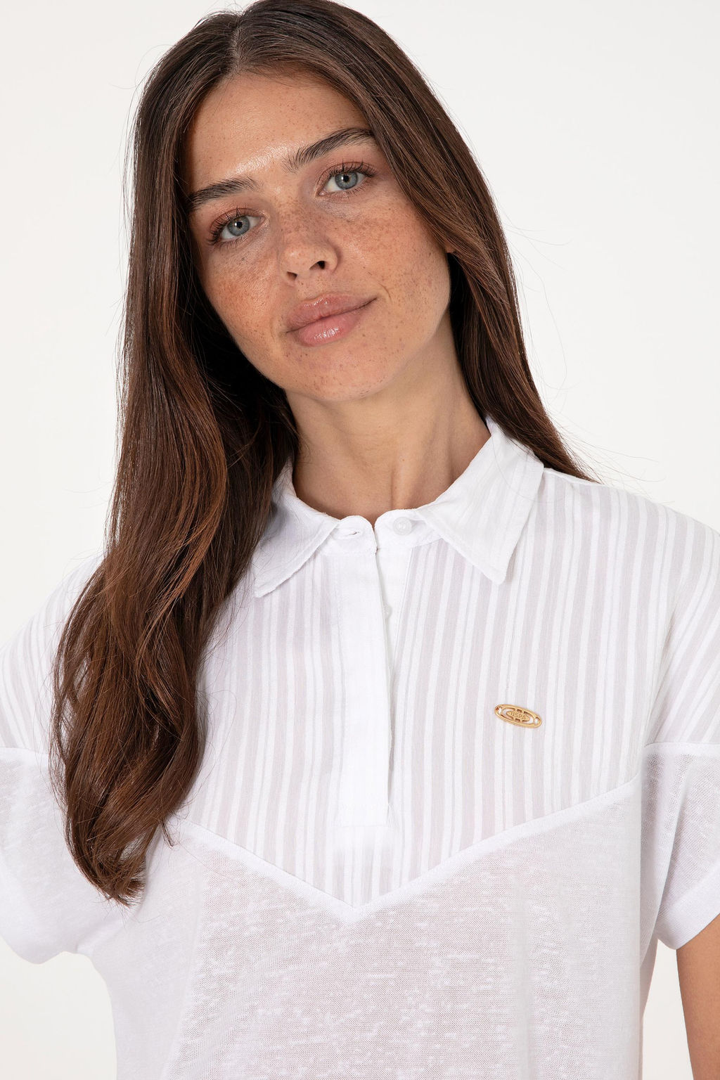 Kad_n Beyaz Ti__rt Sepette S_rpriz _ndirim - U.s. polo assn фото 2