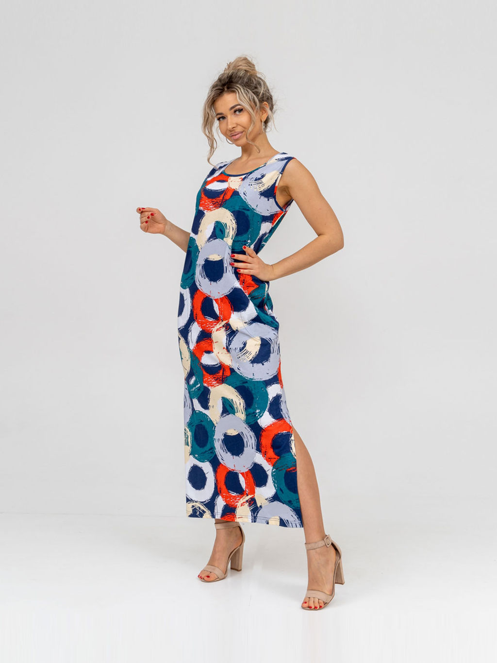 Сарафан женский, цвет синий