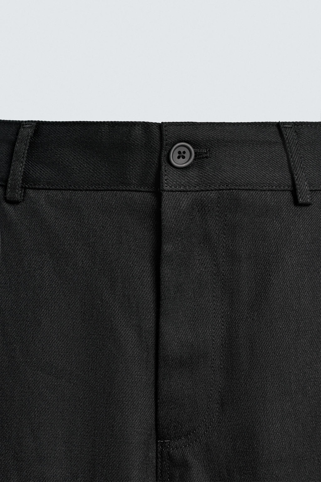 PANTAL?N BARREL FIT LYOCELL - ALGOD?N / Negro - Zara фото 9
